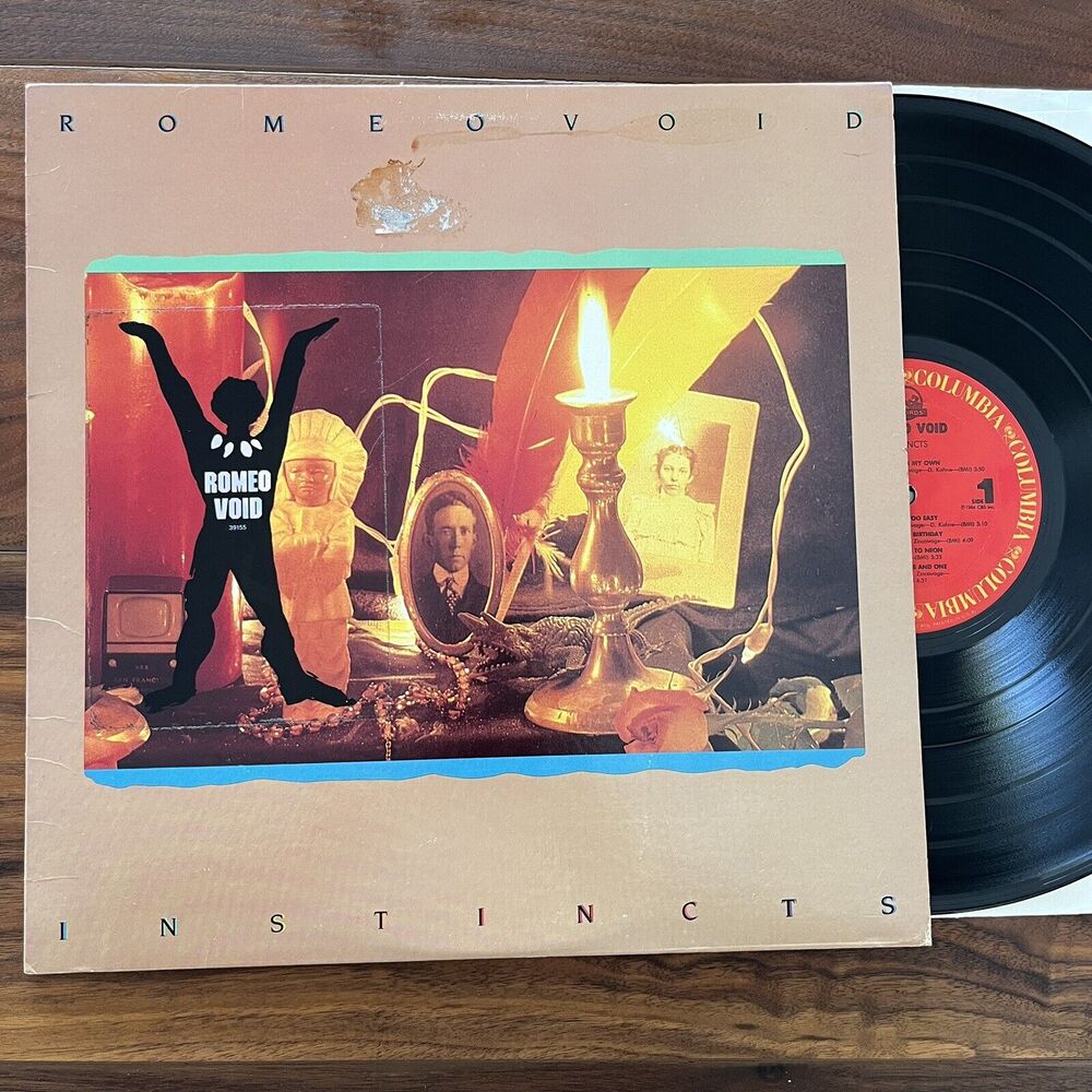 Romeo Void Instincts Vinyl LP 1984 Columbia 415 Records BFC 39155